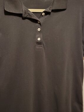 Zara Ladies  Polo Shirt - Charcoal Gray Size M